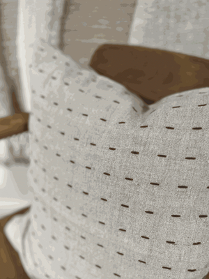 Svanefors Harriet Kuddfodral Mörkbrun 50x50 cm