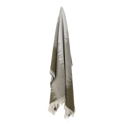 Lucienne Pläd Grön Akryl L150cm Bloomingville