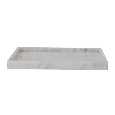 Bloomingville Majsa Bricka Vit Marmor L35 cm