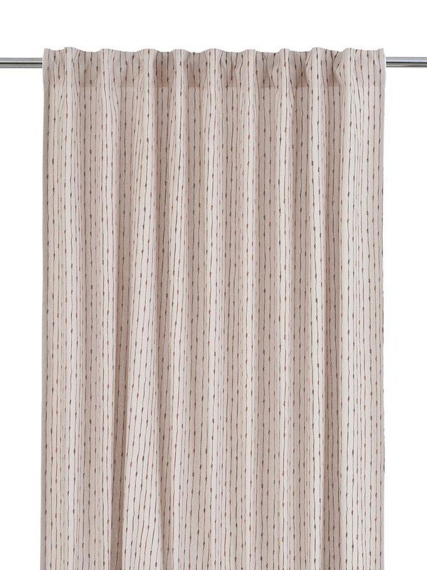 Svanefors Unni Gardin 2-pack Brun 140x280 cm