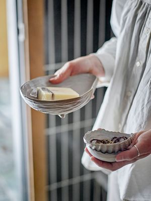 Skål Grå Stengods Bakur Set om 2 | Bloomingville