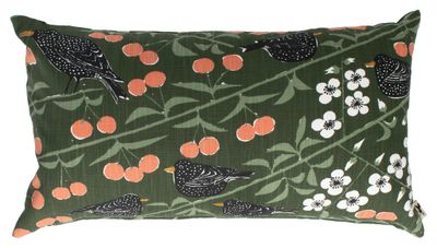 Körsbärsträdgården, Kuddfodral, Mörkgrön, 40X70 cm Almedahls