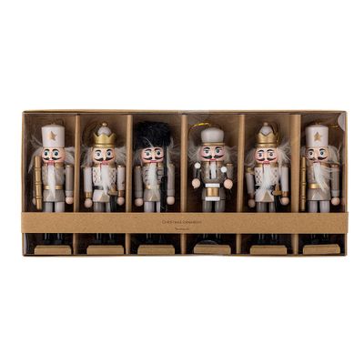 Prydnad Guld Furu Nikita Set om 6 | Bloomingville