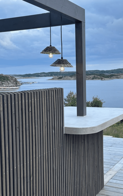 PR Home Lisen Taklampa Brun natur 27 cm