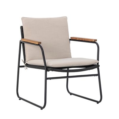 Fåtölj Svart Metall Hampton | Bloomingville