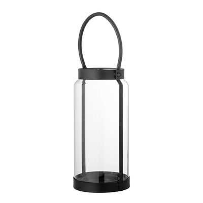 Värmeljushållare Svart Glas Danila | Bloomingville