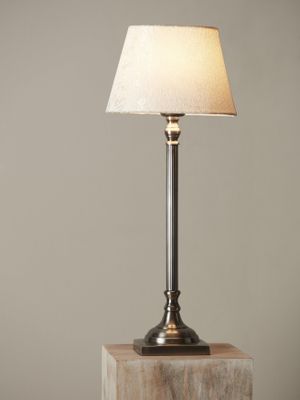 PR Home Margot Lampfot Antiksilver 51cm