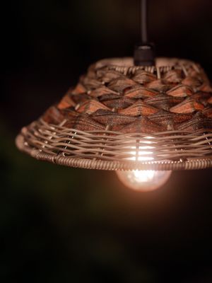 PR Home Lisen Takskärm Brun natur 27cm