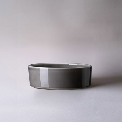 Bergs Potter Hoff GLAZED Fat Pärlgrå, Ø 21 cm