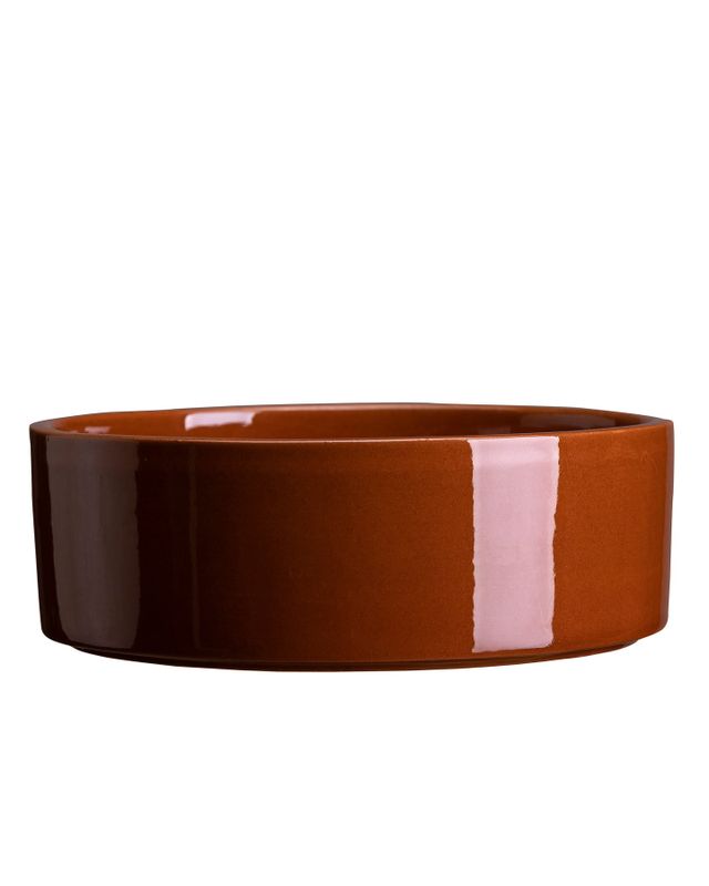 Bergs Potter Hoff GLAZED Fat Roströd, Ø 21 cm