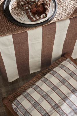 Jakobdahls Quadro Sittdyna 40x40x5 cm Svart/Offwhite