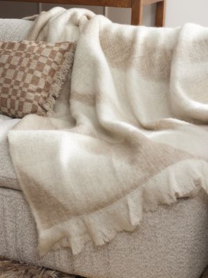 Jakobdahls Hanne Pläd 130x170 cm Offwhite