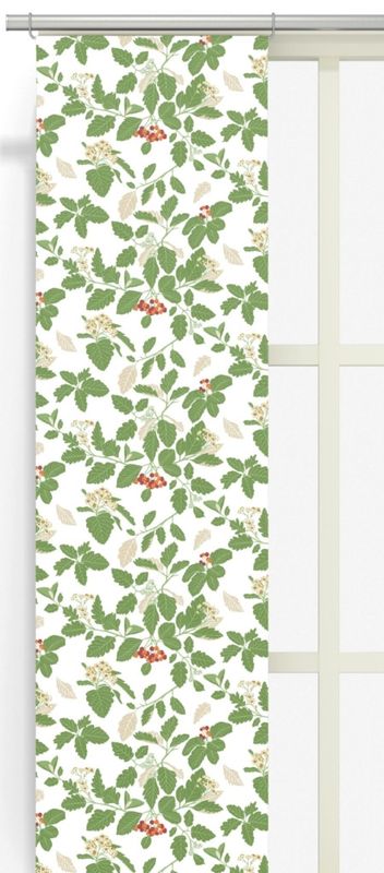 Oxel offwhite/grön panellängd 2 pack Arvidssons Textil