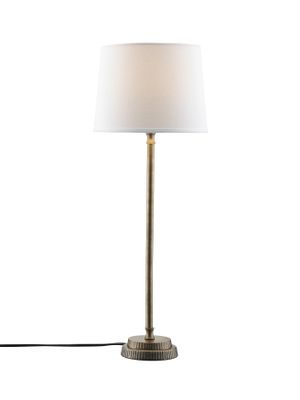 PR Home Kent Bordslampa med Vit Skärm 59 cm Brons