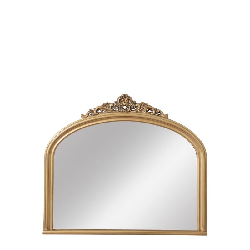 Spegel Halene Ljus Guld Paulowniaträ/Glas Lene Bjerre