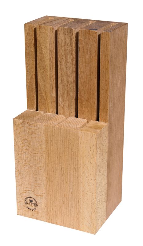 Stående Knivblock för 7 Knivar 25x12x11 cm Ronneby Bruk