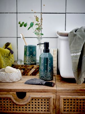 Tvålpumpsset Grön Stengods Cheran Set om 2 | Bloomingville