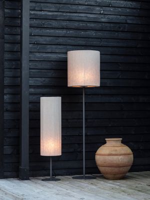 Agnar Golvlampa Outdoor Beige Svart 100cm | PR Home