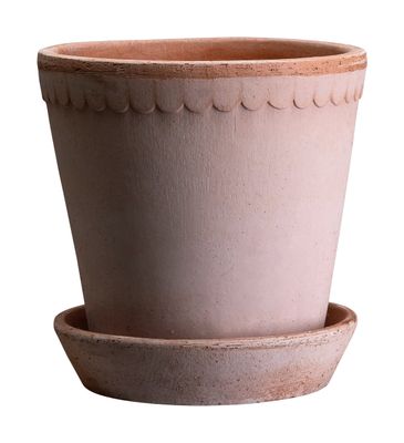Bergs Potter Helena RAW Kruka Med Fat Rosa, Ø 25 cm