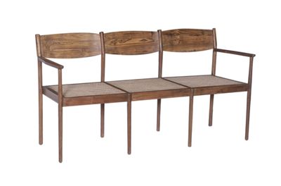 Jakobdahls Vintage Soffa 55x164x84 cm Brun