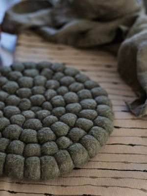 Svanefors Nisha Underlägg 2-pack Mossa 20 cm