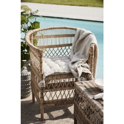 Lene Bjerre Norah Stol Natur Rotting H80 cm