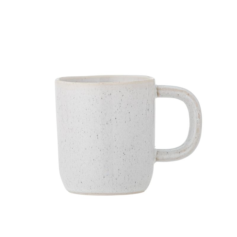 Mugg Vit Stengods Addison | Bloomingville