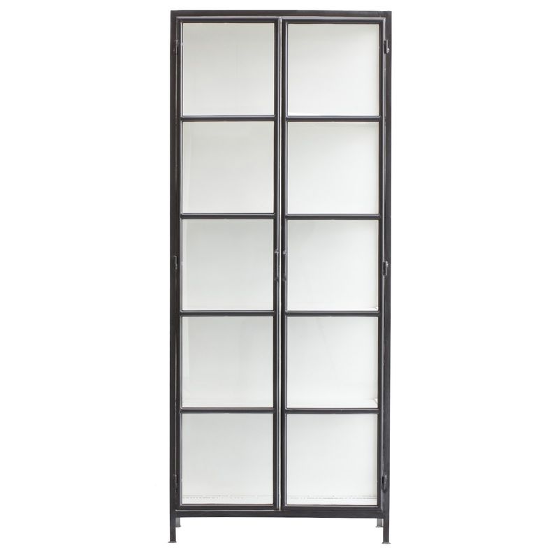 Depot Skåp Svart Järn H205 cm Lene Bjerre