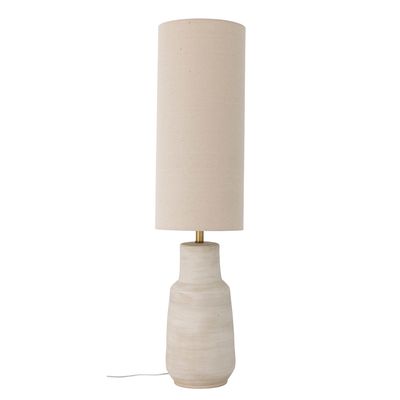 Golvlampa Vit Stengods Linetta | Bloomingville