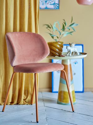 Matsalsstol Orange Återvunnen polyester Ponte | Bloomingville