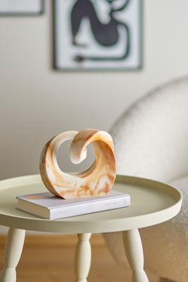 Dekoration Brun Polyresin Swirl | Bloomingville