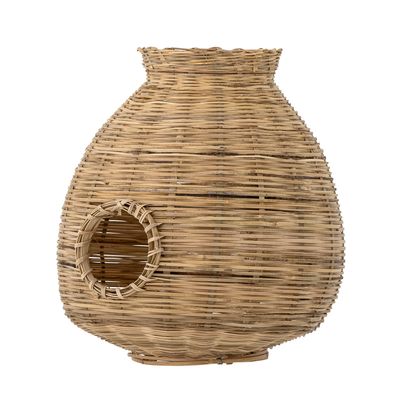 Lyktor med glas Natur Bambu Ottine | Bloomingville