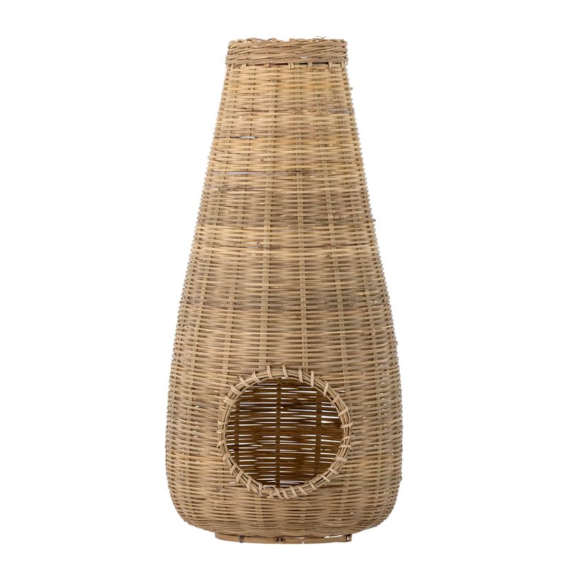 Lyktor med glas Natur Bambu Ottine | Bloomingville