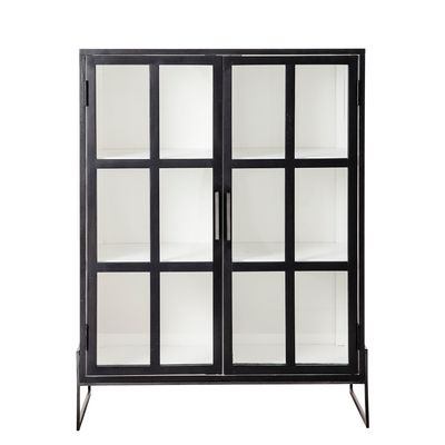 Skåp Svart Ek Opal | Bloomingville