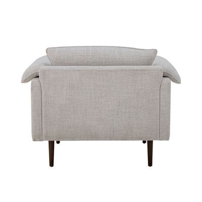 Fåtölj Vit Polyester Chesham | Bloomingville