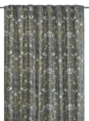 Svanefors Vilja Gardin 2-pack Grå 130x250 cm