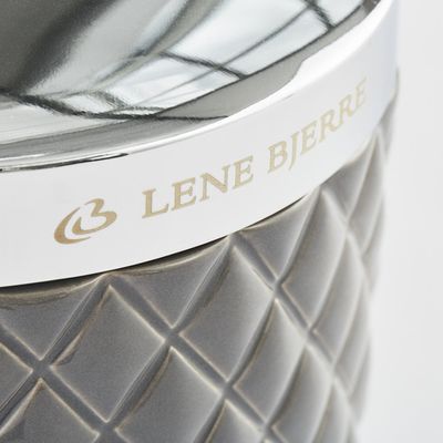 Lene Bjerre Portia Burk Mellangrå Keramik H9 cm