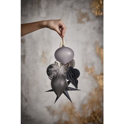 Lene Bjerre Clarinne bauble H12 cm Pulverrosa