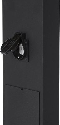 PR Home Luton stolpbelysning 230VIP44 svart 100cm