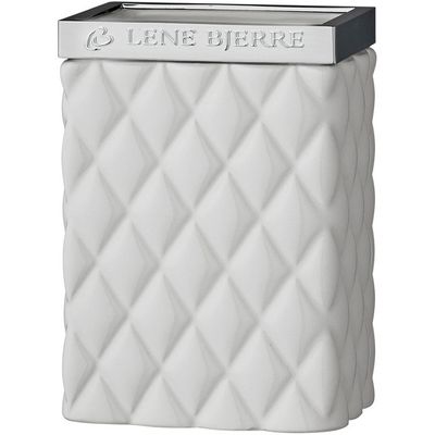 Lene Bjerre Portia Dricksglas 11 cm Vit/Silver