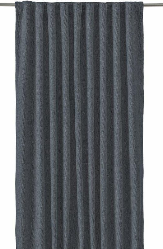 Svanefors Greenwich Gardin 2-pack Mörkgrå 140x280 cm