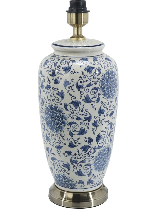 Li Jing Lampfot Vit 49cm | PR Home