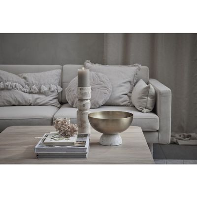 Lene Bjerre Ellie Soffbord Vitkalkad Ek Ø90 cm