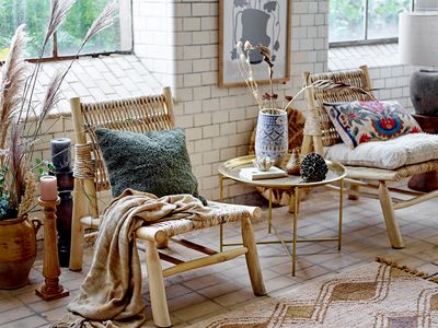 Filt Gul Bomull Thelma | Bloomingville