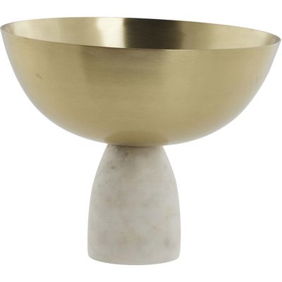 Lene Bjerre Ellivia Skål Ljusguld Rostfritt Stål H15.5 cm