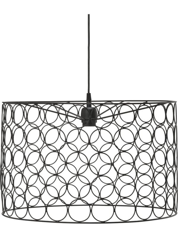 Ring Taklampa Svart 50cm PR Home