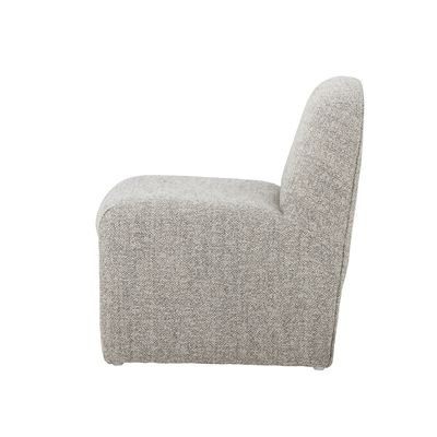 Bloomingville Neel Stol, Grå, Polyester L40xH51xW43 cm