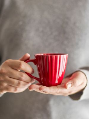 Mugg Röd Stengods Latina | Bloomingville