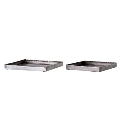 Bricka Svart Metall Cody Set om 2 | Bloomingville