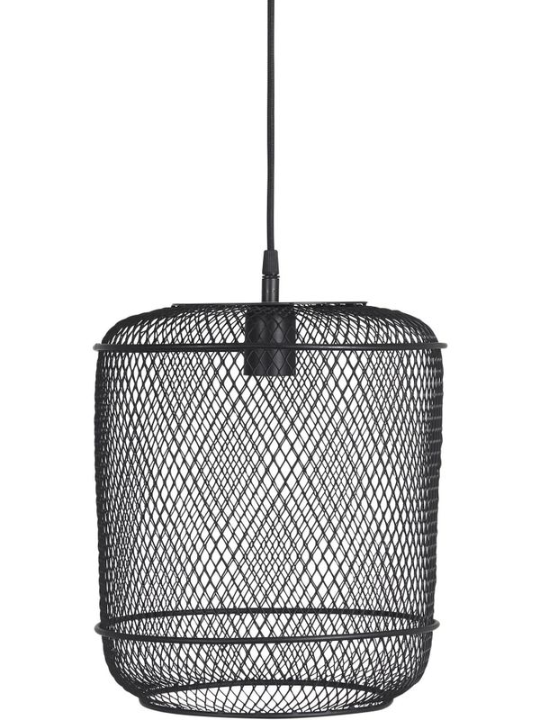 Grid Tak/Fönsterlampap Svart 27cm PR Home
